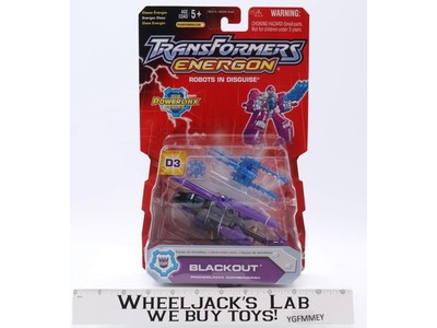 Blackout Transformers Energon 2004 Hasbro Action Figure NEW MOSC SEALED
