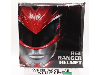 Red Ranger Helmet W/ Display Saban's Power Rangers 2017 Bandai 1:1 Scale MIB