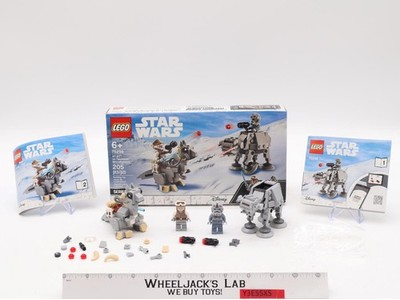 #75298 AT-AT vs Tauntaun Microfighters 100% Complete W/ Box Lego 2021 Star Wars