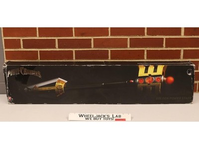 Golden Power Staff Legacy Collection Saban's Power Rangers Zeo 2018 Bandai 36"