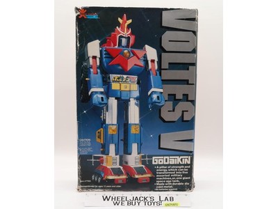Voltes V 100% Complete Godaikin 1982 Bandai Popy Chogokin Vintage Figure