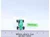 Shelby Turbine Green 1969 Redline Hot Wheels Mattel Vintage RL w/ Decals