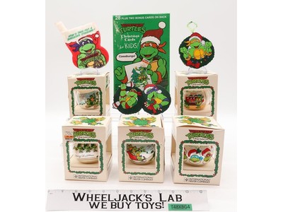 Lot of Christmas Ornaments Cards & Stocking Teenage Mutant Ninja Turtle TMNT NEW