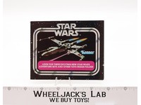 X-Wing Pink Banner 20-Figure Mini Toy Catalog ORIGINAL Star Wars 1978 Kenner