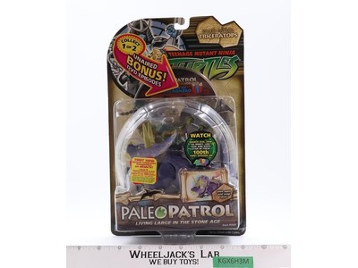 Triceratops Teenage Mutant Ninja Turtles Paleo Patrol TMNT 2006 MOSC w/Bonus DVD