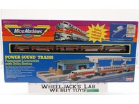 Power Sound Trains Micro Machines 1990 Galoob Action Figure Playset MISB