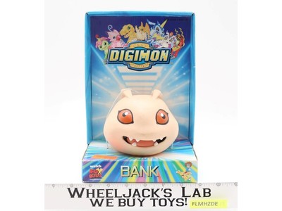 Koromon Vinyl Coin Bank Piggy Bank Digimon 1999 Fun-4-All Fox Kids NEW MIB
