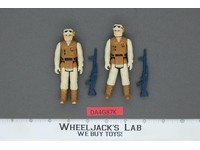 Lot of 2 Hoth Rebel Soldiers Star Wars 1980 ESB Vintage Kenner Action Figures