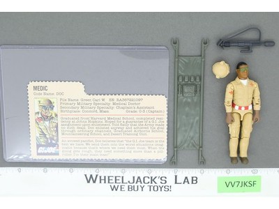 Doc V1 100% Complete RED CARD BACK G.I. Joe 1983 Hasbro Vintage Action Figure