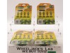 Lot of 4 Flashlight Keychains Teenage Mutant Ninja Turtles TMNT Basic Fun NEW