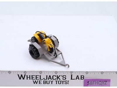 Schaper Stomper 4x4 Workhorse YELLOW Three Wheeler w/ Trailer & Strap 1980s Vtg