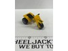 Schaper Stomper 4x4 Workhorse YELLOW Three Wheeler w/ Trailer & Strap 1980s Vtg