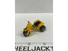 Schaper Stomper 4x4 Workhorse YELLOW Three Wheeler w/ Trailer & Strap 1980s Vtg