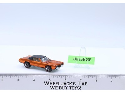 Custom Eldorado Orange 1968 Redline Hot Wheels Mattel Vintage Redline RL HK