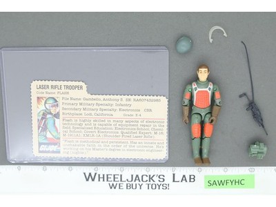 Flash V1.5 Complete RED CARD BACK G.I. Joe 1983 Hasbro Vintage Action Figure
