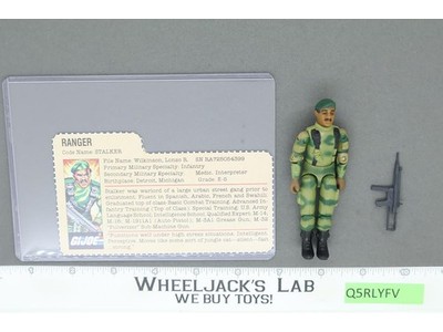 Stalker V1.5 Complete RED CARD BACK G.I. Joe 1983 Hasbro Vintage Action Figure