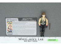 Sgt. Slaughter V1 Complete RED CARD BACK G.I. Joe 1986 Hasbro Vintage Figure