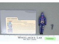 Cobra Commander V2 MAIL AWAY 100% Complete G.I. Joe 1984 Hasbro Vintage Figure