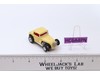 Aurora Hot Rod Roadster T-Jet HO Slot Car Yellow w/ Red Int. Vtg 1960s Untested