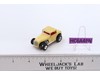Aurora Hot Rod Roadster T-Jet HO Slot Car Yellow w/ Red Int. Vtg 1960s Untested