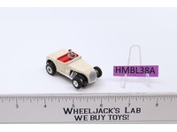 Aurora Hot Rod Roadster T-Jet HO Slot Car Cream w/ Red Int. Vtg 1960s Untested