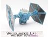 Battle Damaged Imperial Tie Fighter Complete Star Wars 1978 Kenner Vehicle