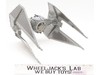 Imperial Tie Interceptor 100% Complete Star Wars ROTJ 1983 Kenner Vehicle