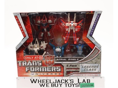 5 Pack Aerial Rivals Legend Class Transformers Universe 2008 Hasbro NEW SEALED