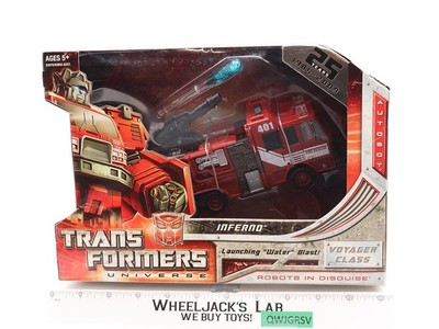 Inferno Voyager Class Transformers Universe Hasbro 2008 Figure NEW SEALED