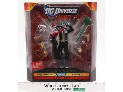 Harley Quinn & The Joker Mad Love DC Universe 2010 Mattel NEW SEALED