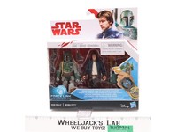 Han Solo & Boba Fett Star Wars Force Link 2016 Hasbro Action Figures NEW SEALED