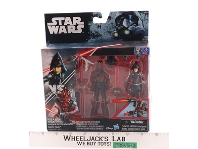 Seventh Sister Inquisitor & Darth Maul Star Wars Rebels 2016 Hasbro NEW SEALED