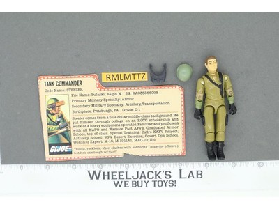 Steeler V1.5 Swivel Arms G.I. Joe 1983 Hasbro Vintage Action Figure