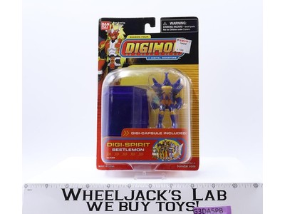 Digi-Spirit Beetlemon W/ Digi-Capsule Digimon Season 4 2003 Bandai NEW SEALED