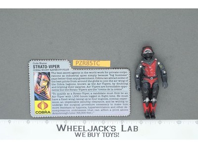 Strato-Viper V1 100% Complete G.I. Joe 1986 Hasbro Vintage Action Figure