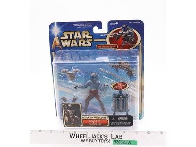 Jango Fett Electronic Jetpack Star Wars Attack of the Clones Hasbro NEW SEALED