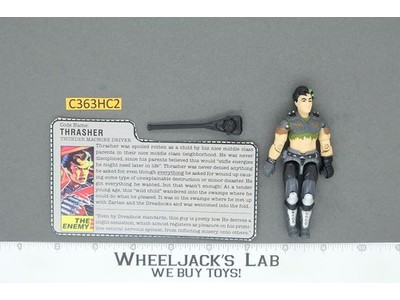 Thrasher V1 100% Complete G.I. Joe 1986 Hasbro Vintage Action Figure
