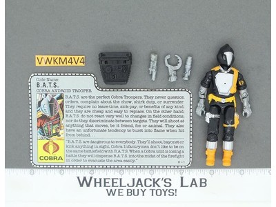 B.A.T.S. V1 100% Complete G.I. Joe 1986 Hasbro Vintage Action Figure