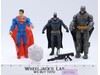 Lot of 3 Superman and Batman DC Comics Superheroes Action Figures