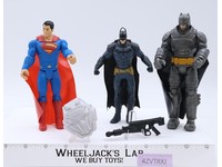 Lot of 3 Superman and Batman DC Comics Superheroes Action Figures