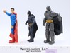 Lot of 3 Superman and Batman DC Comics Superheroes Action Figures