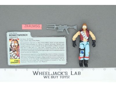 Monkeywrench V1 100% Complete G.I. Joe 1986 Hasbro Vintage Action Figure