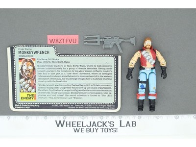 Monkeywrench V1 100% Complete G.I. Joe 1986 Hasbro Vintage Action Figure