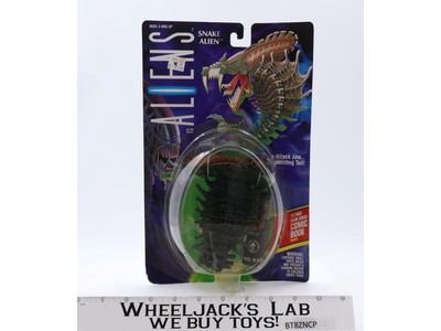 Snake Alien W/ Comic Aliens 1992 Kenner Action Figure NEW MOSC SEALED