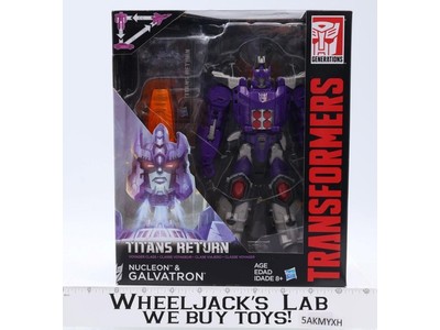 Nucleon & Galvatron Transfromers Titans Return 2015 Hasbro Figure NEW SEALED