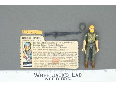 Rock 'N Roll V1 Straight Arm G.I. Joe 1982 Hasbro Vintage Action Figure