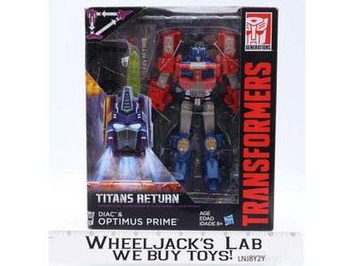 Diac & Optimus Primes Transformers Titans Return 2016 Hasbro NEW MISB SEALED