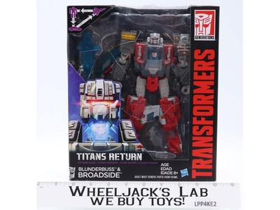 Blunderbuss & Broadside Transformers Titans Return 2016 Hasbro Figure NEW SEALED