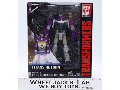 Murk & Octone Transformers Titans Return 2016 Hasbro Action Figure NEW SEALED