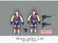 Tomax & Xamot V1 100% Complete G.I. Joe 1985 Hasbro Vintage Action Figure